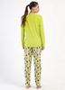 piżama damska DREAMER limonka/multikolor 1XL-3XL (46-50)